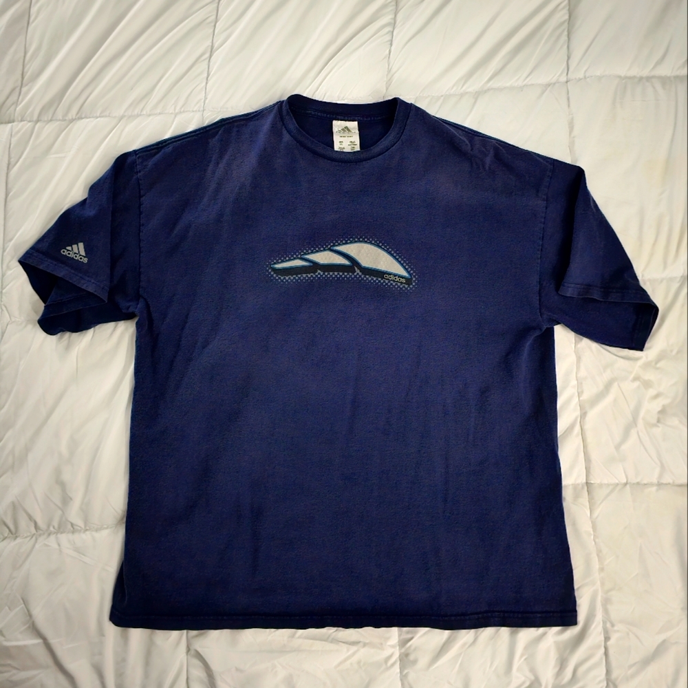 Vintage 90s Adidas Shirt Size 2XL 100% Cotton